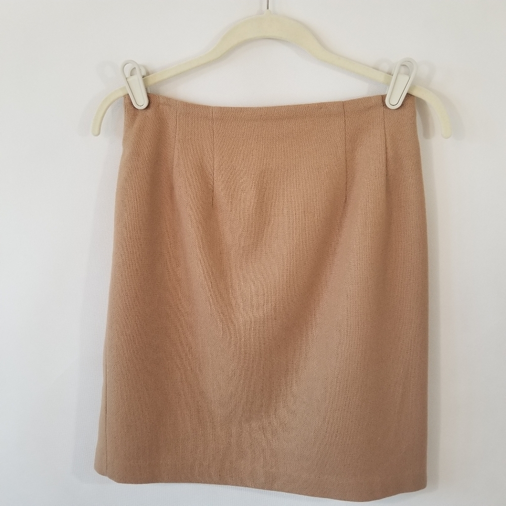 J.G.Hook Camel Wool Skirt